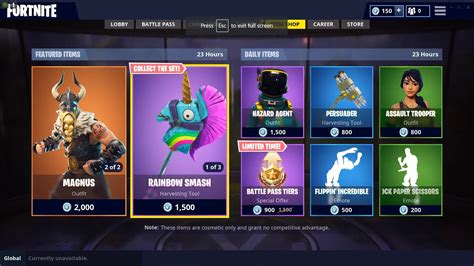 item shop fortnite today